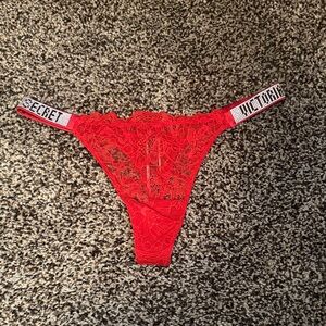 Victoria's Secret Scarlet Lace Panty